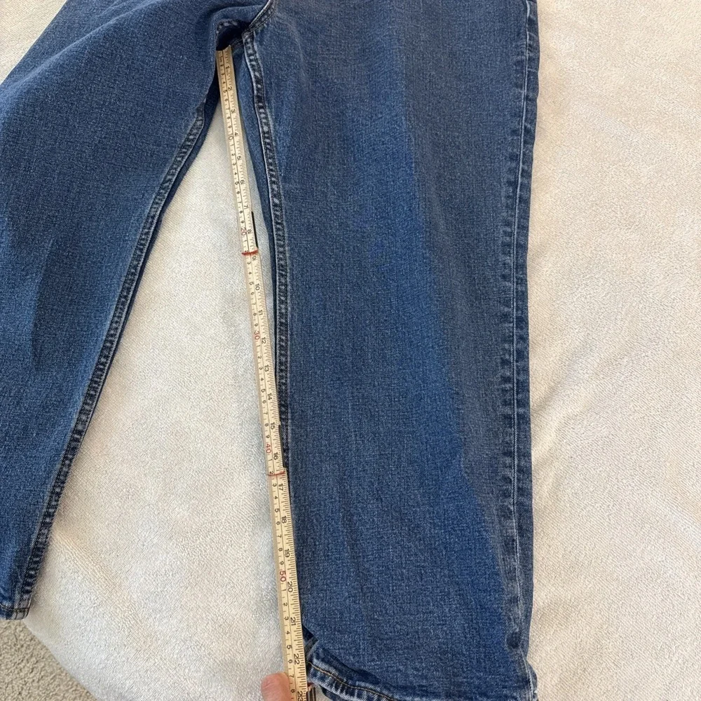 Abercrombie & Fitch Ankle Straight Ultra High Rise Jeans Sz 36/22S Blue Denim